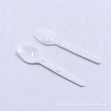 yogurt cup belt packing disposable plastic folding spoon